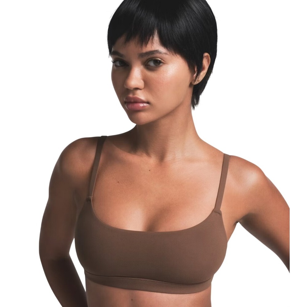 Skims Fits Everybody Scoop Neck Bralette Jasper Brown BR-SCN-2025 Large - Picture 3 of 5